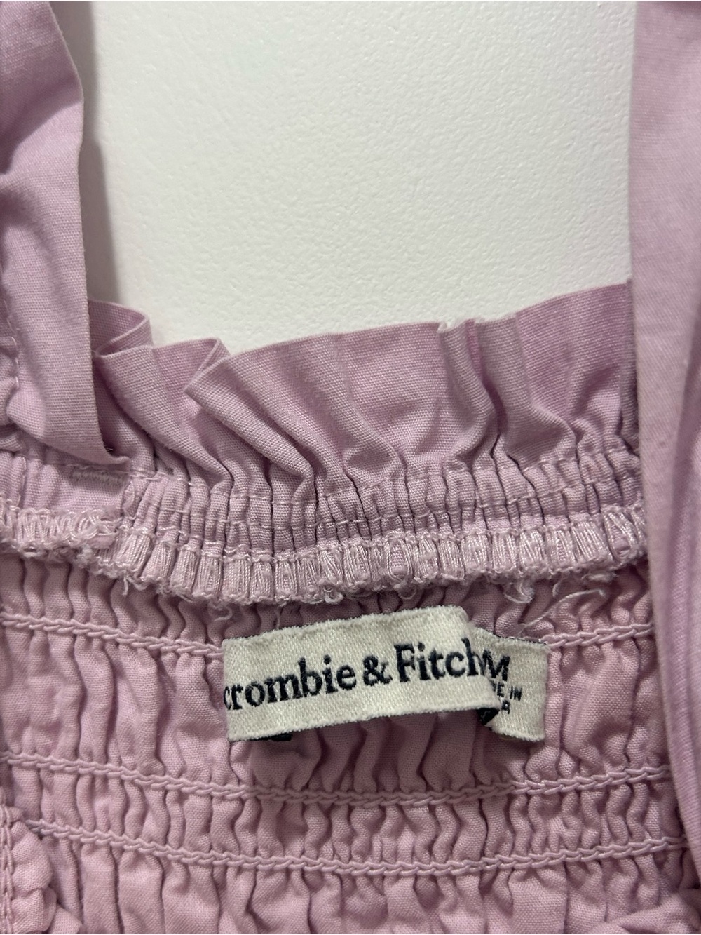 Abercrombie & Fitch Smocked Bodice Easy Maxi Dress | Size Medium - Picture 5 of 6